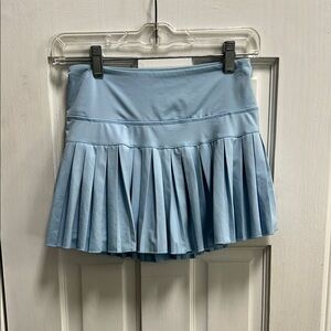 GOLDHINGE Light Blue Pleated Skirt
